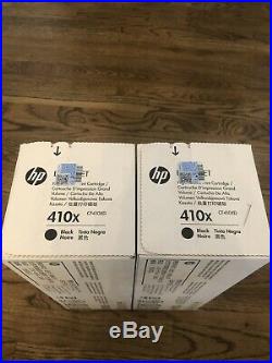Genuine Factory Sealed HP CF410X Black Toner Cartridges Dual Pack CF410XD