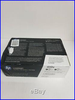 Genuine Factory Sealed HP CF410X Black Toner Cartridges in a Dual Pack CF410XD