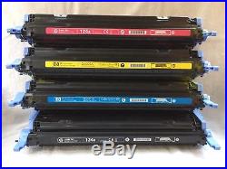 Genuine HP 124A (Q6000-6003) Laser Toner Cartridge Set of 4 for HP Printers