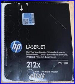 Genuine HP 212X W2121X LaserJet M554 M555 MFP M578 BLACK Toner UNUSED OPEN BX