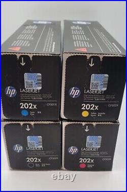 Genuine HP LaserJet 202X Original Toner- 4 Pack Sealed