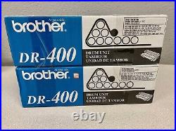 Genuine OEM Brother DR-400 Drum Units, 2-pack, Factory Sealed Boxes