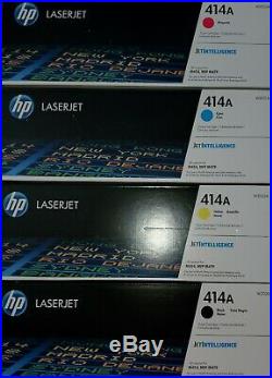 Genuine set of HP 414A toners W2020A W2021A W2022A W2023A New in boxes