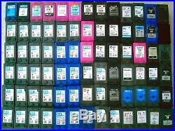 HEWLETT PACKARD LOT of 88 EMPTY HP 21, 21XL, 22, 61, 61XL PRINTER INK CARTRIDGES