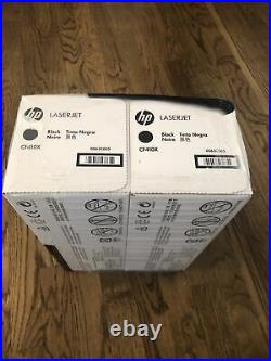 HP 410X Factory Sealed Genuine Toner Cartridges CF410XD Dual Pack Black