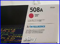 HP 508A (CF363A) Magenta, Yellow, and Blue Toner Cartridges. New