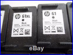 HP 61XL & 61 Black & 3 Color Ink Cartridges EMPTY Lot of 56