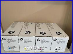 HP CMYK CE264XC CF031AC CF032AC CF033AC 646A Cartridge New Sealed Boxes
