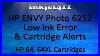 HP-Envy-Photo-6252-Low-Ink-Empty-HP-64-Cartridge-Error-01-fed