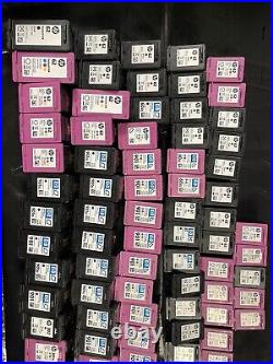 HP INK 61,62,63,67,901,64,302, EMPTY LOT of 105