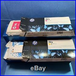 HP Ink Cartridges 745 Yellow & 745 Magenta OPENED PLEASE READ DETAILS Empty