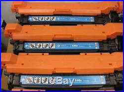 HP Virgin EMPTY Toner Cartridges 648A & 647A Genuine LOT OF 15
