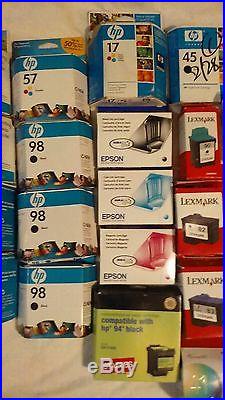 Hp, epson, canon, lexmark ink cartridhes, all expired