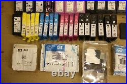 Job Lot 62 X HP Empty Mixed Colour Ink Inkjet Cartridges Original 21 337 64/303