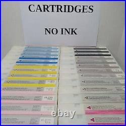 LOT 28 EMPTY Epson Stylus Pro Ink Cartridge T6036 T6034 T6037 T6035 T6023 T6039