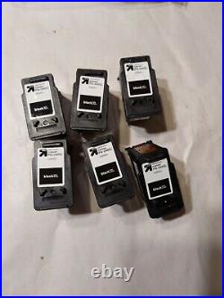 LOT 46 HP 65 Canon 240 Regular XL Color Black Printer Ink EMPTY CARTRIDGES READ