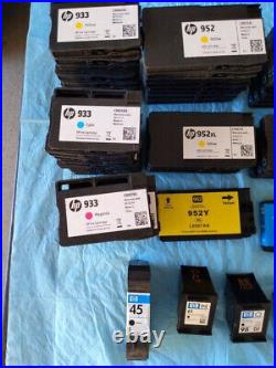 LOT 78 HP 952,932,933,61,98 Black Cyan Magenta Yellow XL + 4 Epson Cartridges