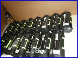LOT OF 15 LEXMARK 52D1X0E BLACK TONER FOR MS811/MS812 USED/EMPTY/OEM/Sold As is