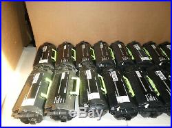 LOT OF 15 LEXMARK 52D1X0E BLACK TONER FOR MS811/MS812 USED/EMPTY/OEM/Sold As is