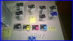 LOT OF 177 MIXED BLACK COLOR INK CARTRIDGE GENUINE USED CANON EPSON 920XL DELL