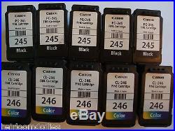 Lot Of 35 Empty Original Canon Ink Cartridges#245 & #246240 241