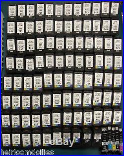 Lot Of 99 Empty Original Canon Ink Cartridges#245 & #246oem