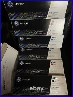 LOT of 10 HPOEMGenuine414X HIGH YIELD EMPTY Ink Toner Cartridges W2020X COLOR BL