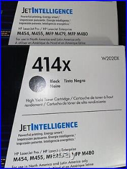LOT of 10 HPOEMGenuine414X HIGH YIELD EMPTY Ink Toner Cartridges W2020X COLOR BL