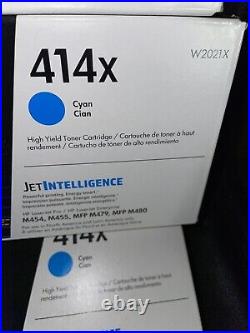 LOT x6 HP OEM Genuine 414X HIGH YIELD EMPTY Ink Toner Cartridges W2020X COLOR BL