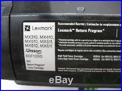 Lexmark EMPTY Virgin Genuine Toner Cartridges MX310 MX410 MX510 MX511 LOT OF 12