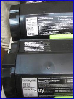 Lexmark EMPTY Virgin Genuine Toner MS510 MS610 601H MX310 MS310 MS410 Lot of 15
