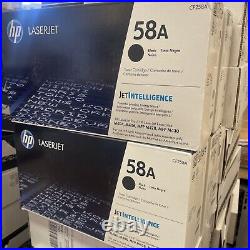 Lot 20 Genuine Empty Virgin HP 58A Laser Toner Cartridges CF258A OEM Chip