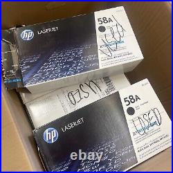 Lot 20 Genuine Empty Virgin HP 58A Laser Toner Cartridges CF258A OEM Chip