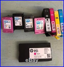 Lot 29 EMPTY HP & OEM Ink Cartridges 61 901 564 951 75XL 74XL 88 220XL 950XL