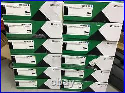 Lot 3 Sets Empty Virgin Lexmark 20N1XK0 20N1XC0 20N1XM0 20N1XY0 CS431 Toner