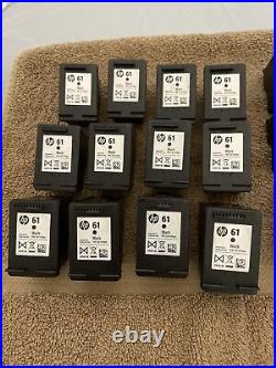 Lot Of (22) HP 61 Black & HP 61 Tri-Color Virgin OEM Empty Ink Cartridges