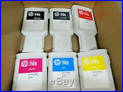 Lot Of 225 HP 745 Multi-color Ink Cartridge Used/untested/empty/hp #745/genuine