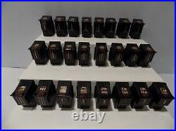 Lot Of 24 Virgin Empty Canon 241 Color + 240 Black Ink Cartridges Never Refilled