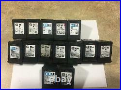 Lot Of 28 Genuine HP 61 & 61xl Empty Virgin Black & Color Ink Cartridges