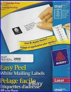 Lot Of 5 Packs Of Avery Laser Labels