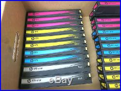 Lot Of 63 HP 971xl/971/970/970xl Black & Color Cartridge Oem/empty/sold As Is