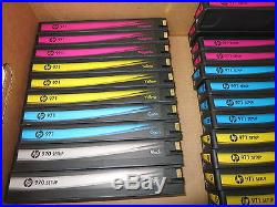 Lot Of 63 HP 971xl/971/970/970xl Black & Color Cartridge Oem/empty/sold As Is
