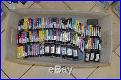 Lot of 100 plus HP empty ink cartridges for printers Hewlett Packard