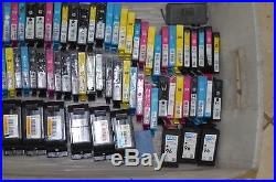 Lot of 100 plus HP empty ink cartridges for printers Hewlett Packard