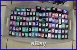 Lot of 100 plus HP empty ink cartridges for printers Hewlett Packard 60 57 61 62
