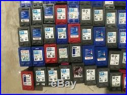 Lot of 100 used Empty HP BLACK AND COLOR INK CARTRIDGES