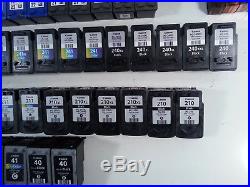 Lot of 115 HP / Canon USED / Empty Ink Cartridge VIRGIN NEVER REFILLED