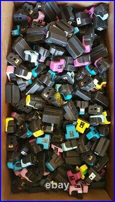Lot of 1200 Empty VIRGIN HP 02 MIX COLORS Ink Cartridges REWARD
