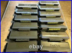 Lot of 13 Virgin EMPTY USED Brother TN-650 2 TN-750 Toner Cartridges + 1 DR 720