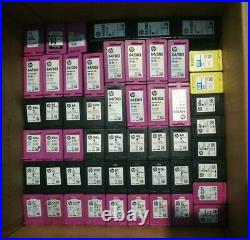 Lot of 170 (66 Virgin HP 63&64&67 Empty Used Ink Cartridges & 104 non Virgin)